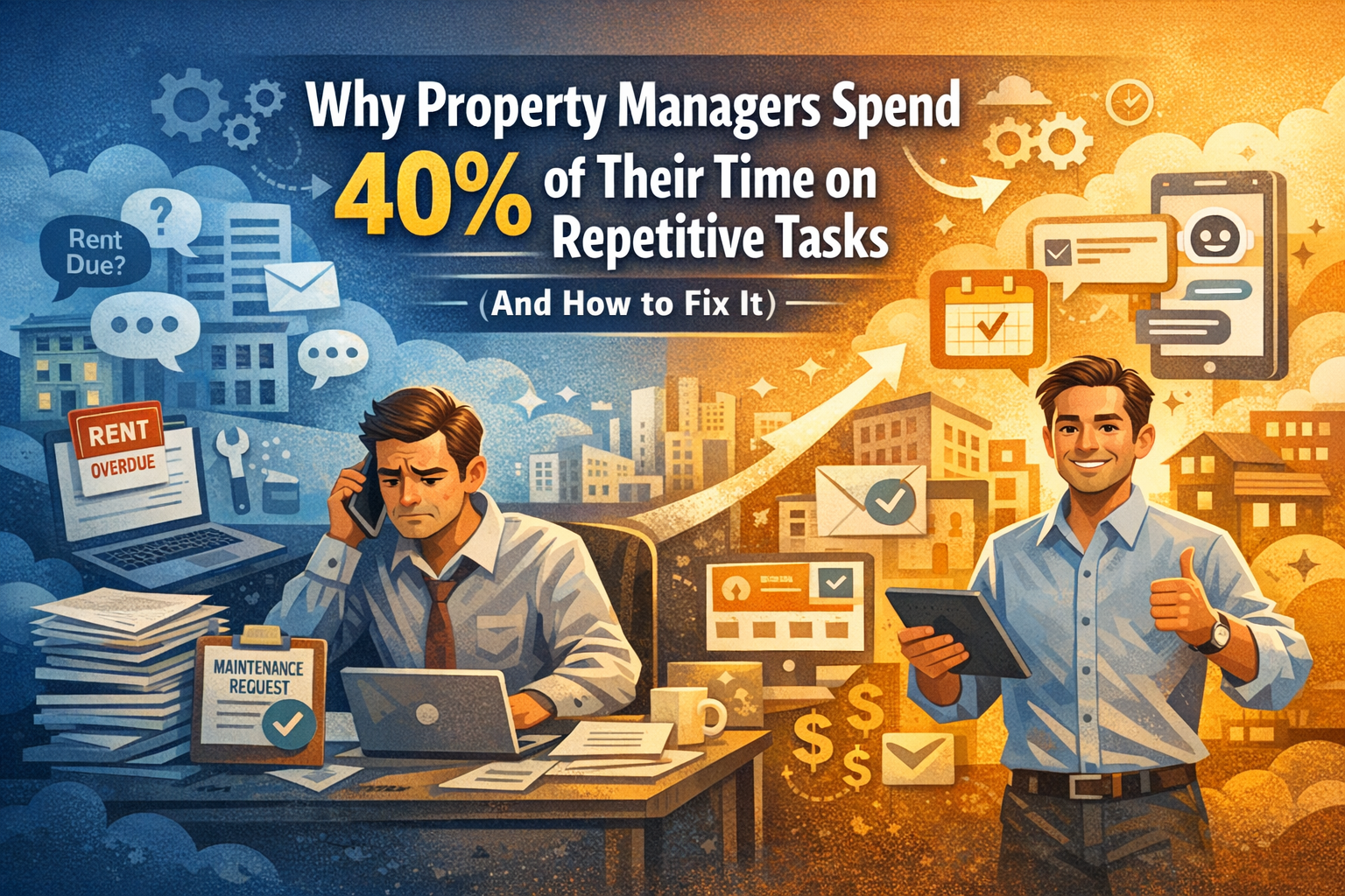 Why Property Managers Spend 40% of Their Time on Repetitive Tasks (And How to Fix It)